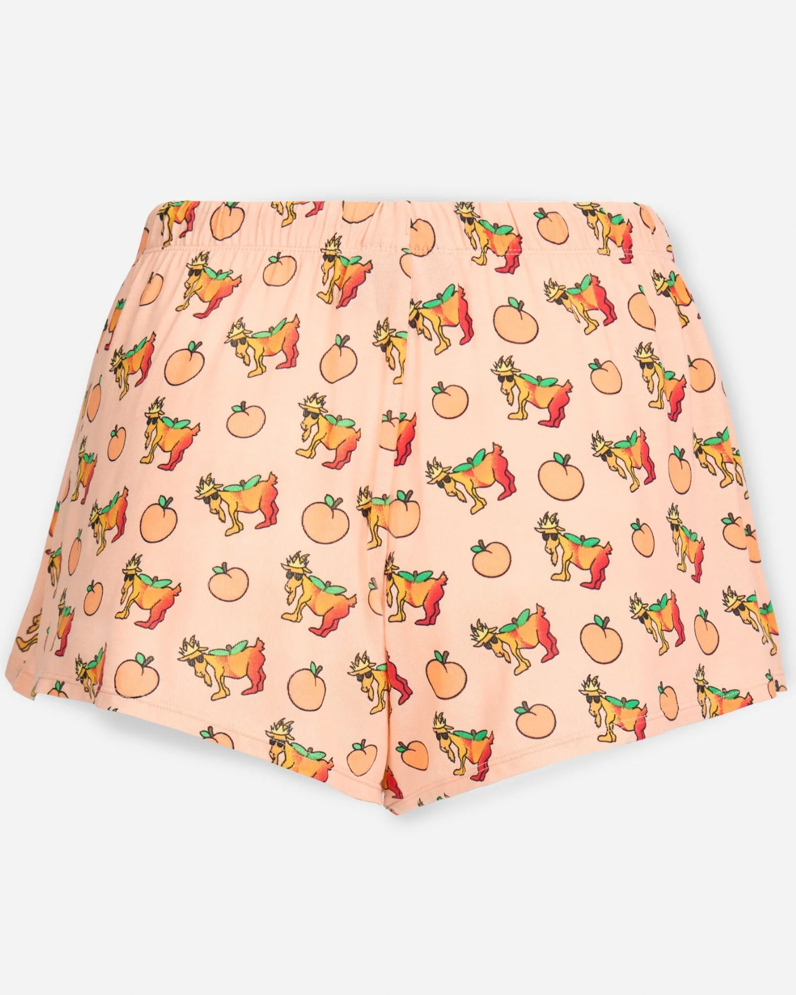 Women's Peach Pajama Shorts - Image 3
